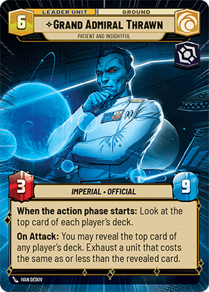 ⟡ Grand Admiral Thrawn, Patient and Insightful (back)