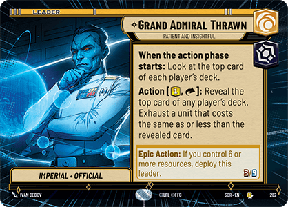⟡ Grand Admiral Thrawn, Patient and Insightful