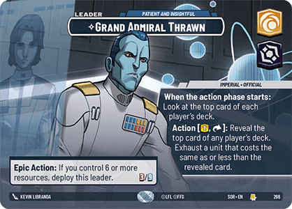 ⟡ Grand Admiral Thrawn, Patient and Insightful
