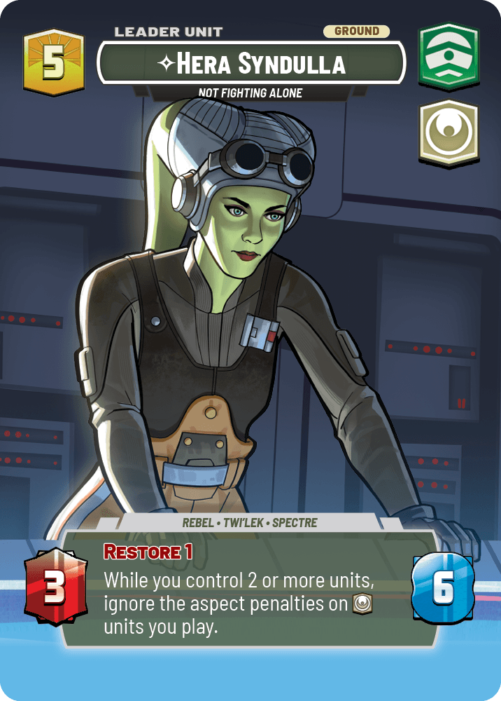 ⟡ Hera Syndulla, Not Fighting Alone (back)