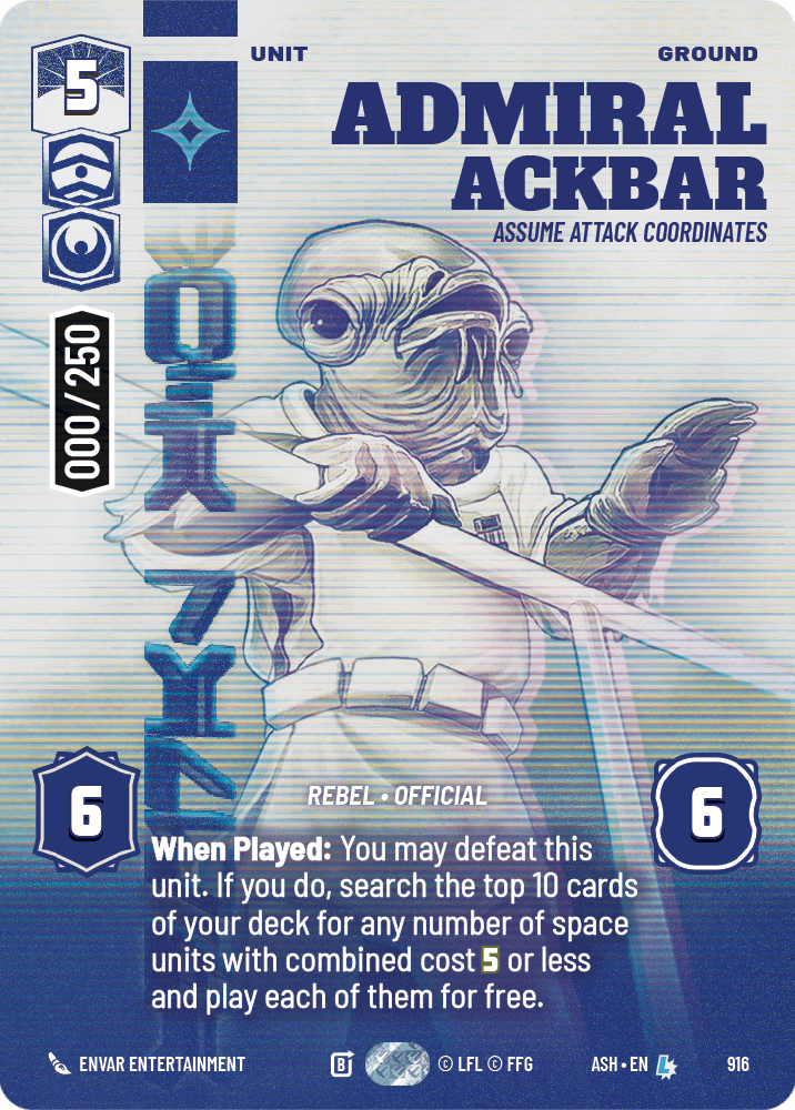 ⟡ Admiral Ackbar, Assume Attack Coordinates