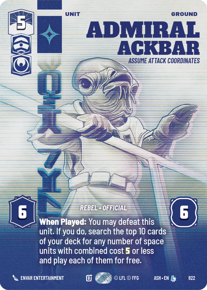 ⟡ Admiral Ackbar, Assume Attack Coordinates
