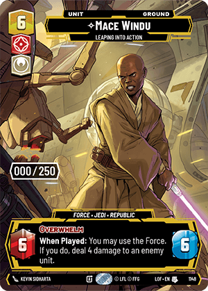 ⟡ Mace Windu, Leaping into Action