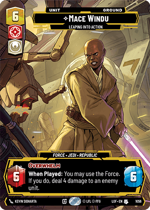 ⟡ Mace Windu, Leaping into Action