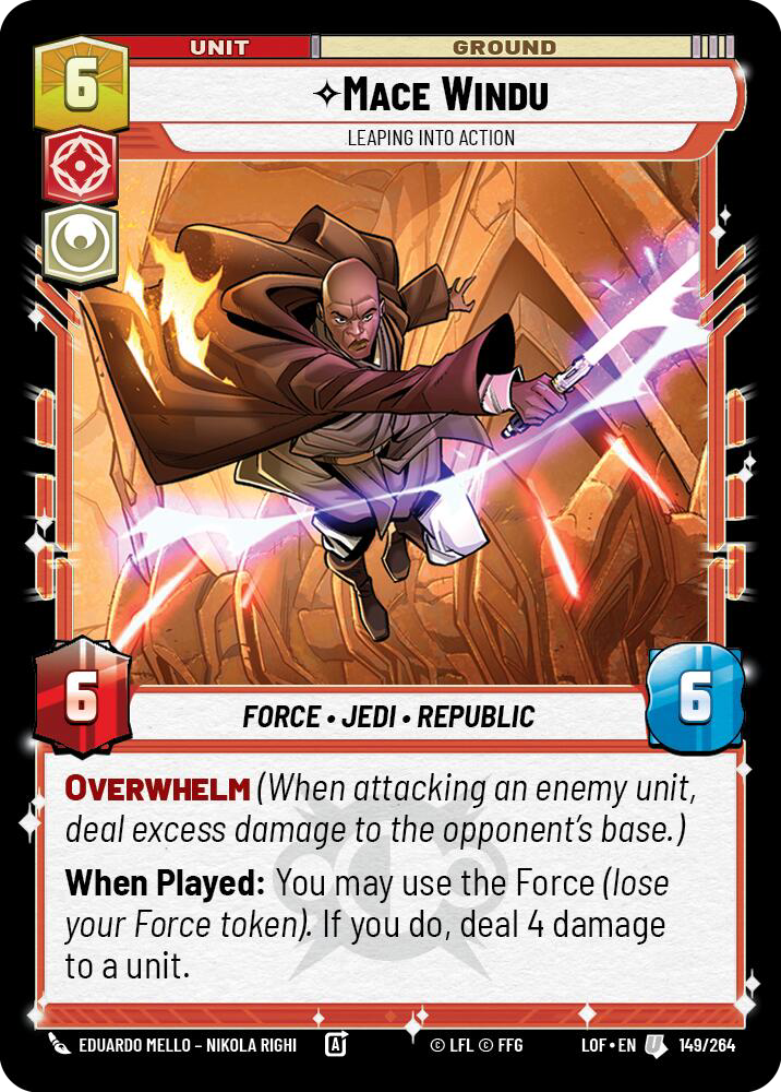 ⟡ Mace Windu, Leaping into Action