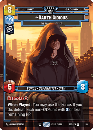 ⟡ Darth Sidious, The Phantom Menace