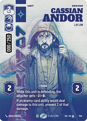 ⟡ Cassian Andor, Lay Low