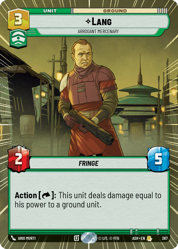 ⟡ Lang, Arrogant Mercenary