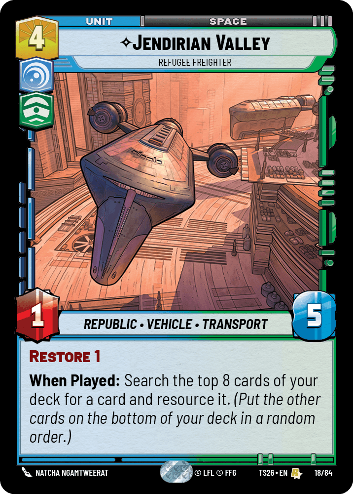 ⟡ Jendirian Valley, Refugee Freighter