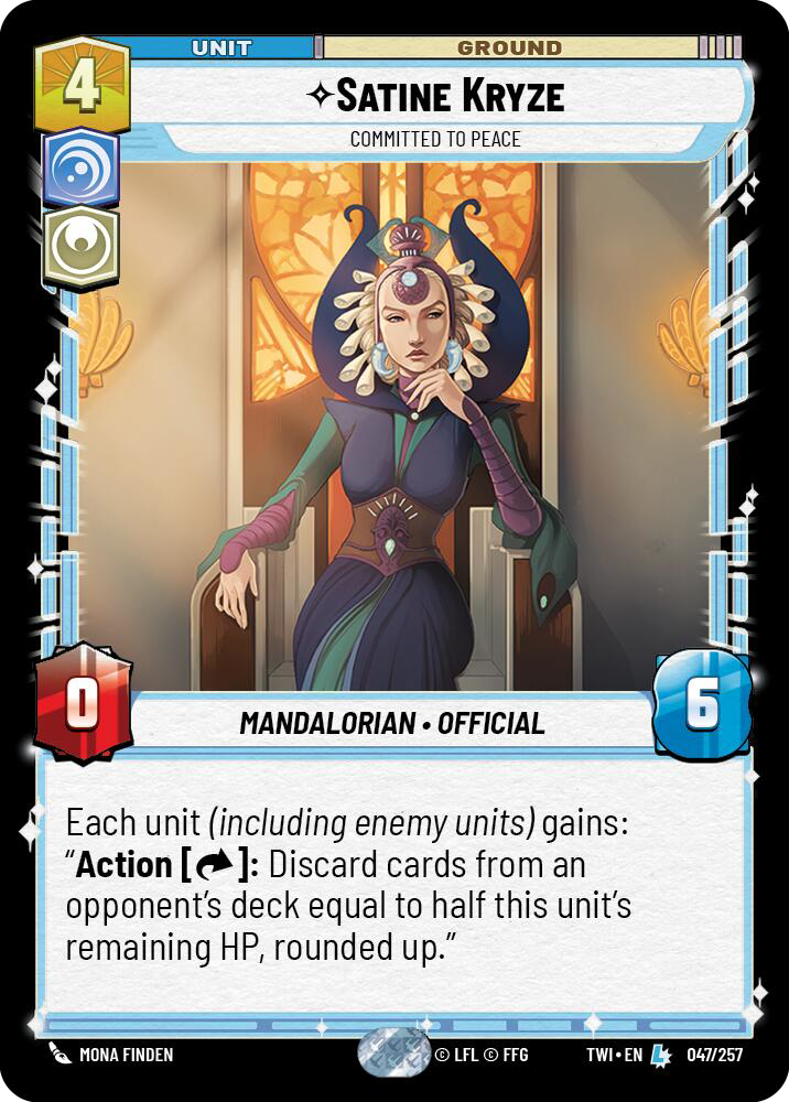 ⟡ Satine Kryze, Committed to Peace
