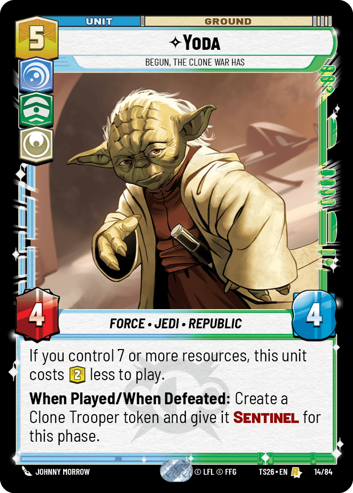 ⟡ Yoda, Begun, the Clone War Has