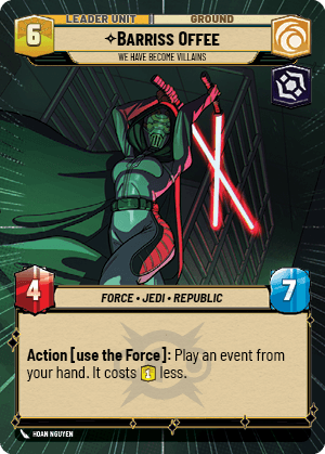⟡ Barriss Offee, We Have Become Villains (back)