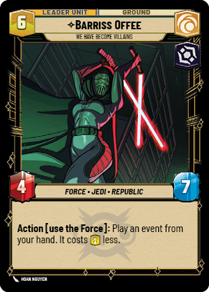 ⟡ Barriss Offee, We Have Become Villains (back)