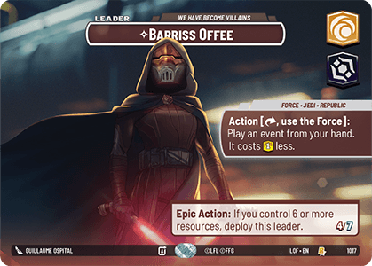 ⟡ Barriss Offee, We Have Become Villains