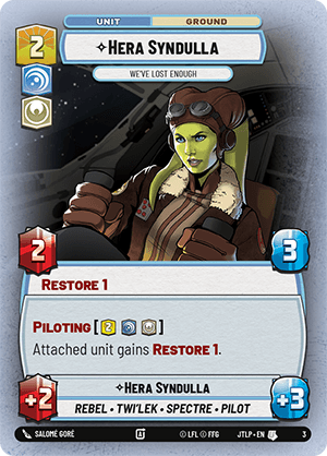 ⟡ Hera Syndulla, We've Lost Enough