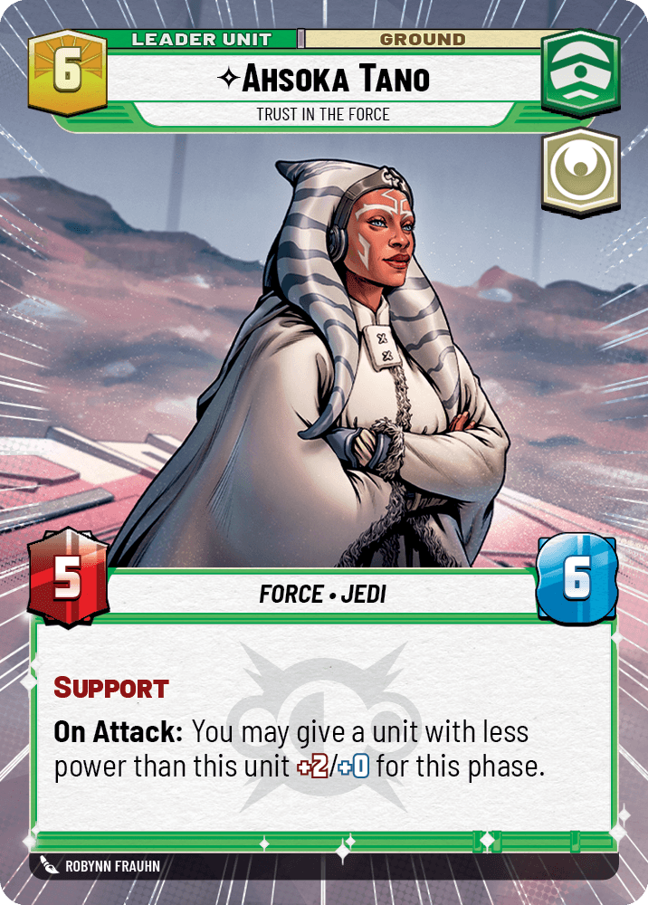 ⟡ Ahsoka Tano, Trust in the Force (back)