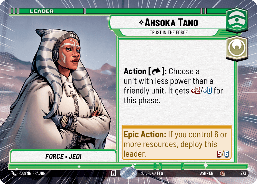 ⟡ Ahsoka Tano, Trust in the Force