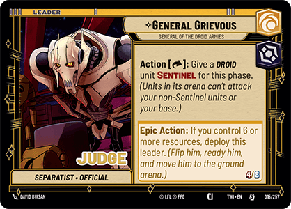 ⟡ General Grievous, General of the Droid Armies