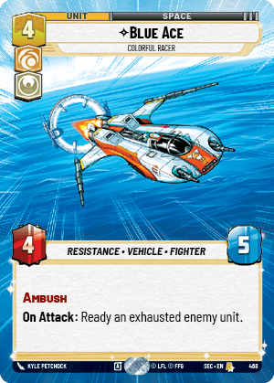 ⟡ Blue Ace, Colorful Racer