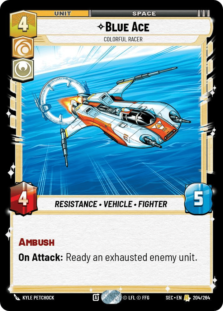 ⟡ Blue Ace, Colorful Racer