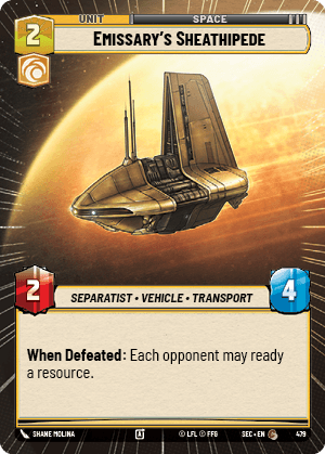 Emissary's Sheathipede