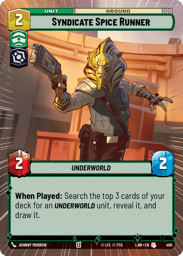 Syndicate Spice Runner