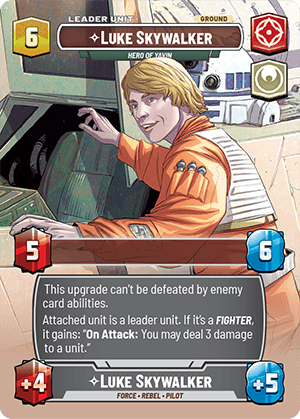 ⟡ Luke Skywalker, Hero of Yavin (back)