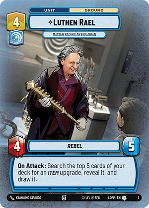 ⟡ Luthen Rael, Masquerading Antiquarian
