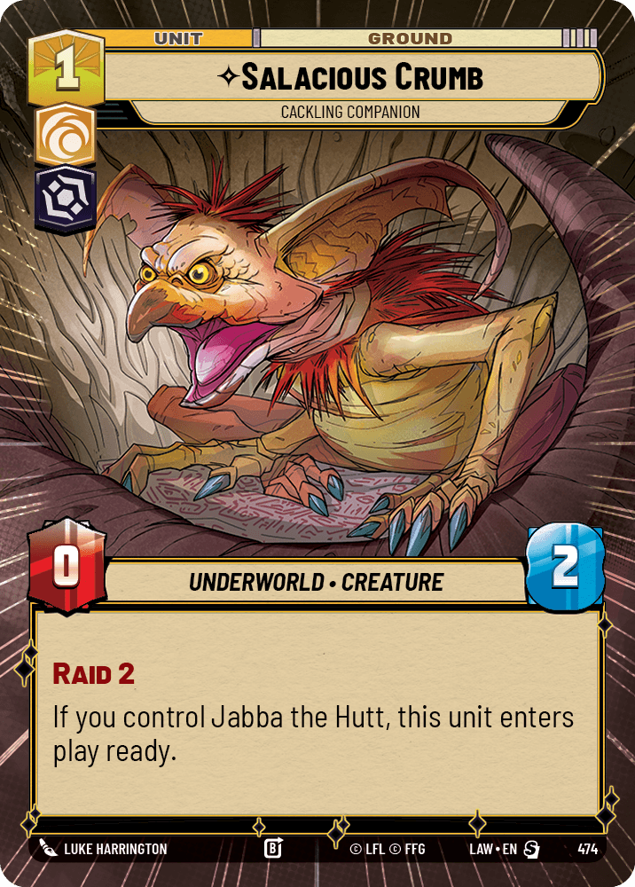 ⟡ Salacious Crumb, Cackling Companion