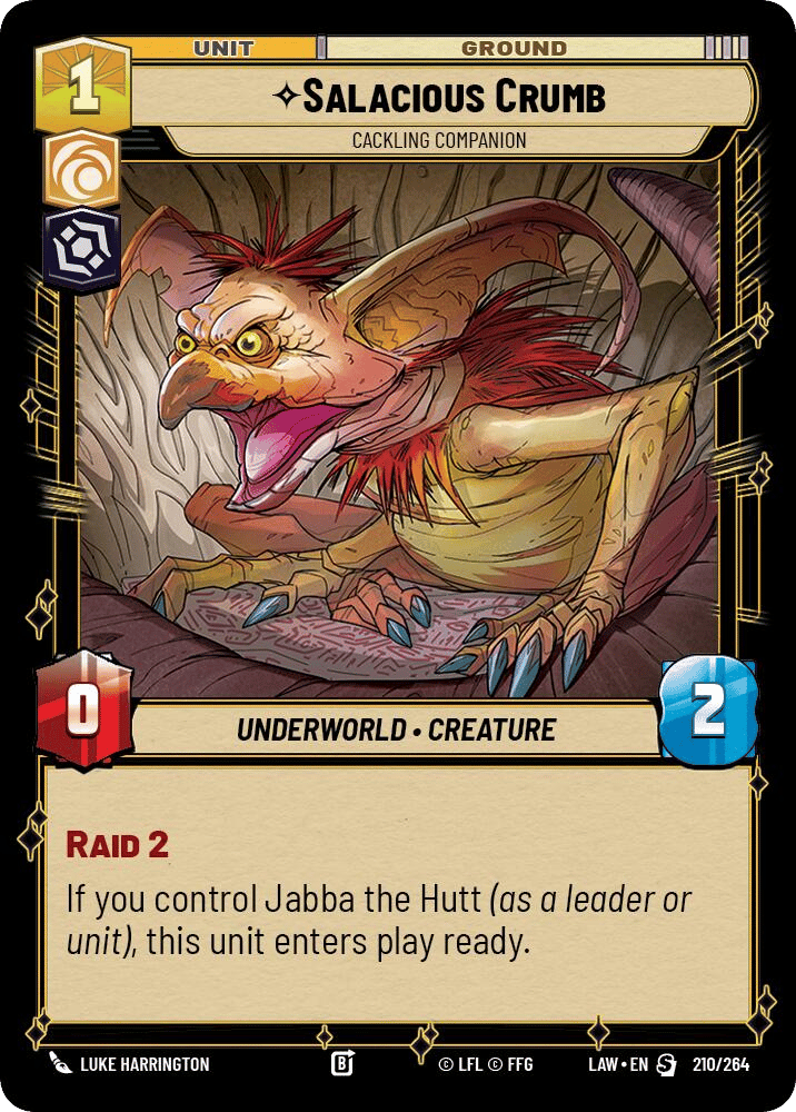 ⟡ Salacious Crumb, Cackling Companion