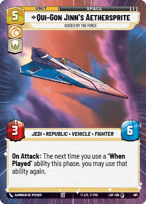⟡ Qui-Gon Jinn's Aethersprite, Guided by the Force