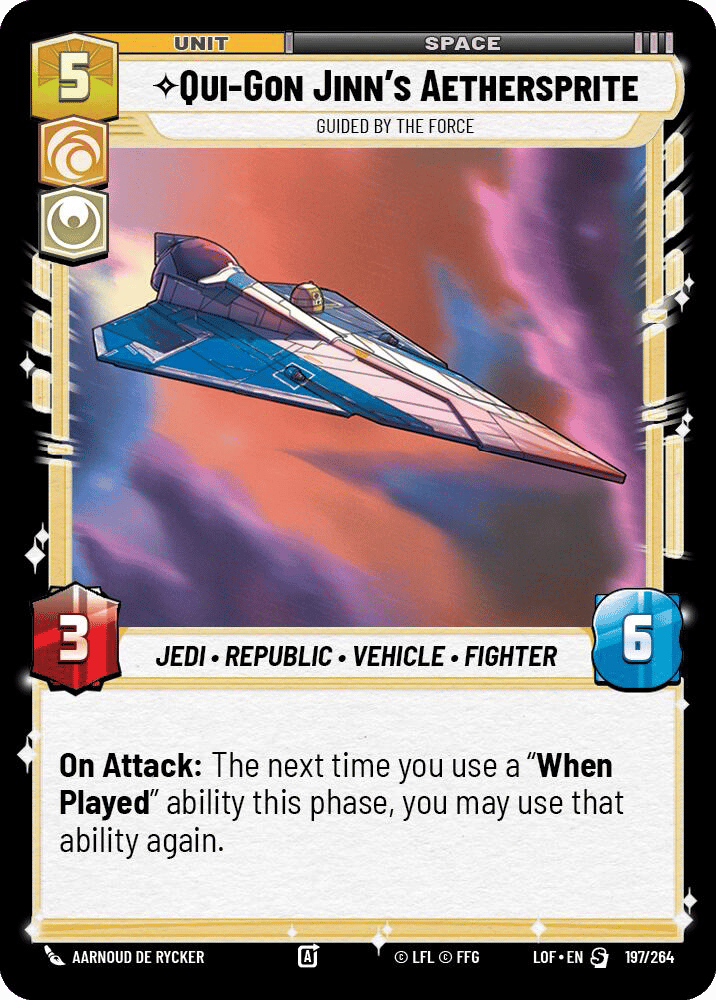 ⟡ Qui-Gon Jinn's Aethersprite, Guided by the Force