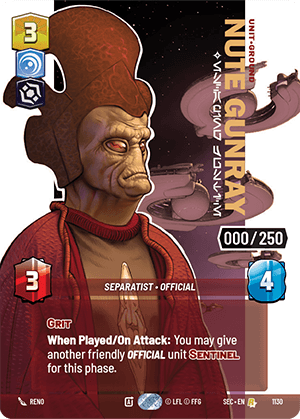 ⟡ Nute Gunray, Escaping Justice