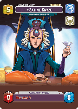 ⟡ Satine Kryze, Standing on Principles (back)