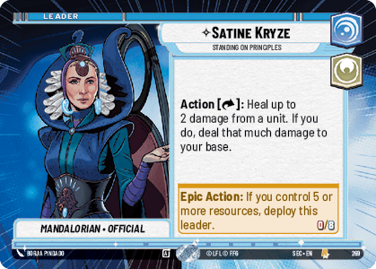 ⟡ Satine Kryze, Standing on Principles