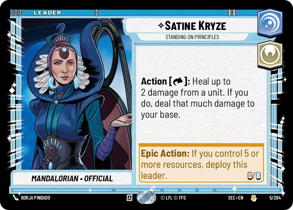 ⟡ Satine Kryze, Standing on Principles
