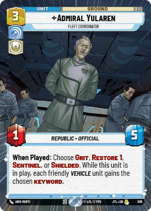 ⟡ Admiral Yularen, Fleet Coordinator