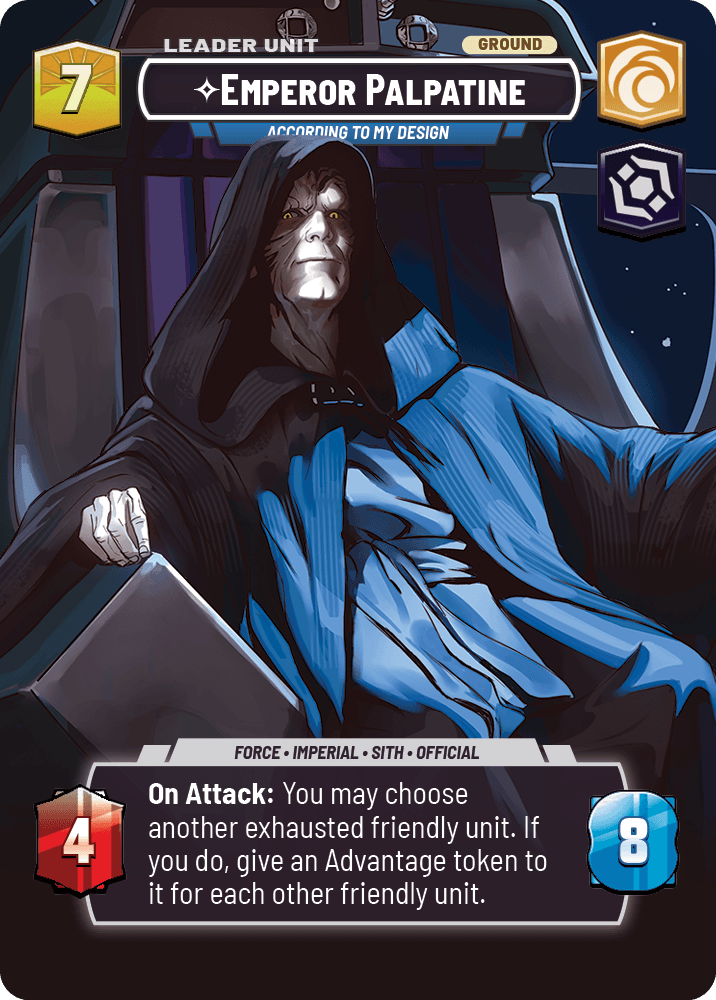⟡ Emperor Palpatine, According to My Design (back)