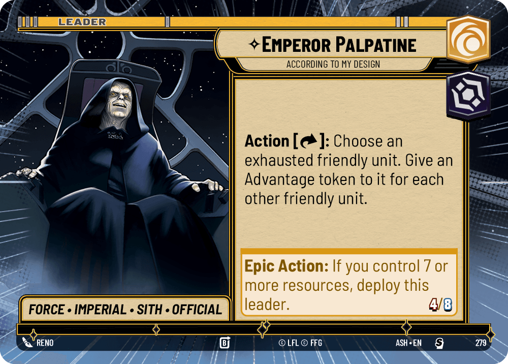⟡ Emperor Palpatine, According to My Design