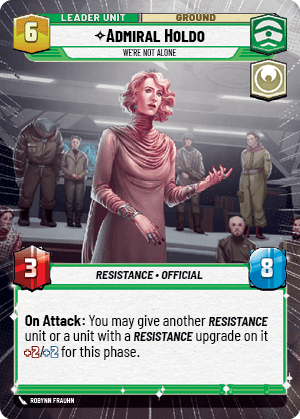 ⟡ Admiral Holdo, We're Not Alone (back)