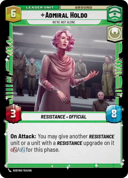 ⟡ Admiral Holdo, We're Not Alone (back)