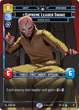 ⟡ Supreme Leader Snoke, Shadow Ruler