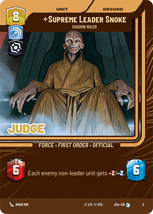 ⟡ Supreme Leader Snoke, Shadow Ruler