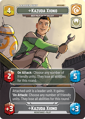 ⟡ Kazuda Xiono, Best Pilot in the Galaxy (back)