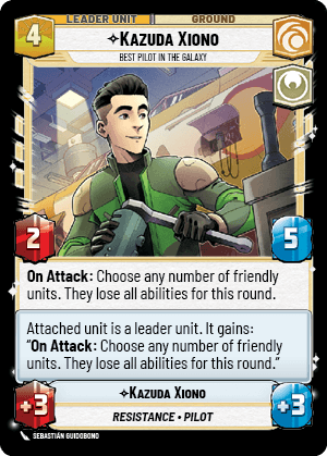 ⟡ Kazuda Xiono, Best Pilot in the Galaxy (back)
