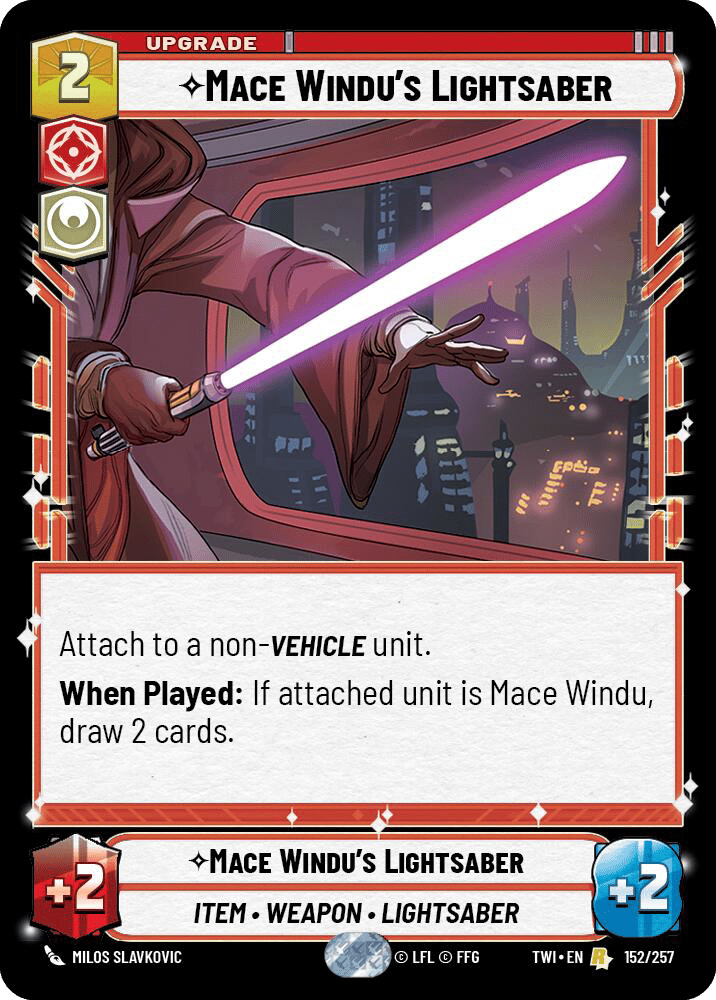 ⟡ Mace Windu's Lightsaber