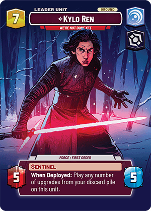 ⟡ Kylo Ren, We're Not Done Yet (back)