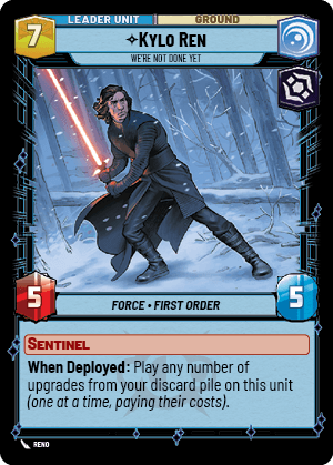 ⟡ Kylo Ren, We're Not Done Yet (back)