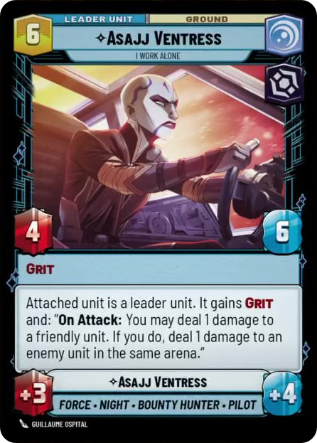 ⟡ Asajj Ventress, I Work Alone (back)