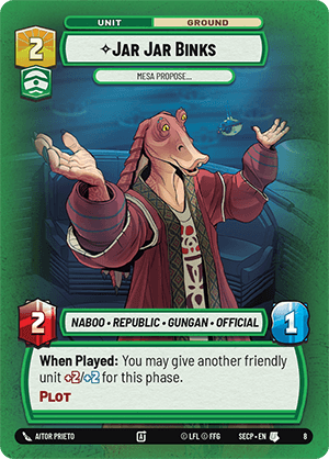⟡ Jar Jar Binks, Mesa Propose…